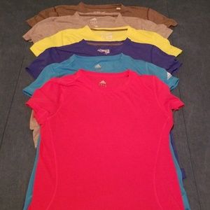 Adidas Ladies Large Ultimate Tees bundle of 6